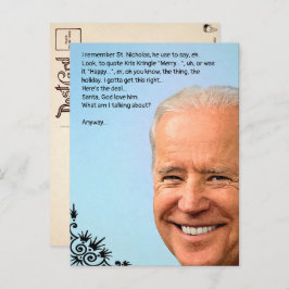 Cartão de Natal Personalizável de Biden