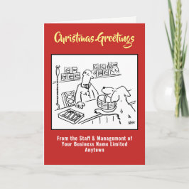 Cartão de Natal Pet Compre ou Pet Store