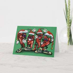 Cartão de Natal Pimentos