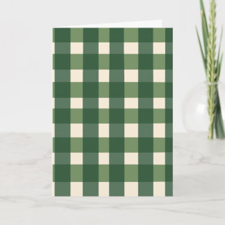Cartão de Natal Pine Check