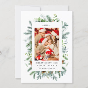 Cartão de Natal Pine e Berries