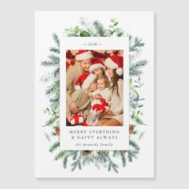 Cartão de Natal Pine e Berries