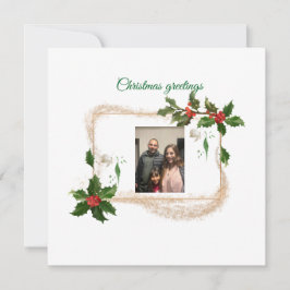 Cartão de Natal plano