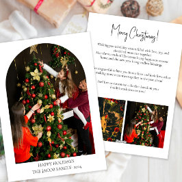 Cartão de Natal Plano