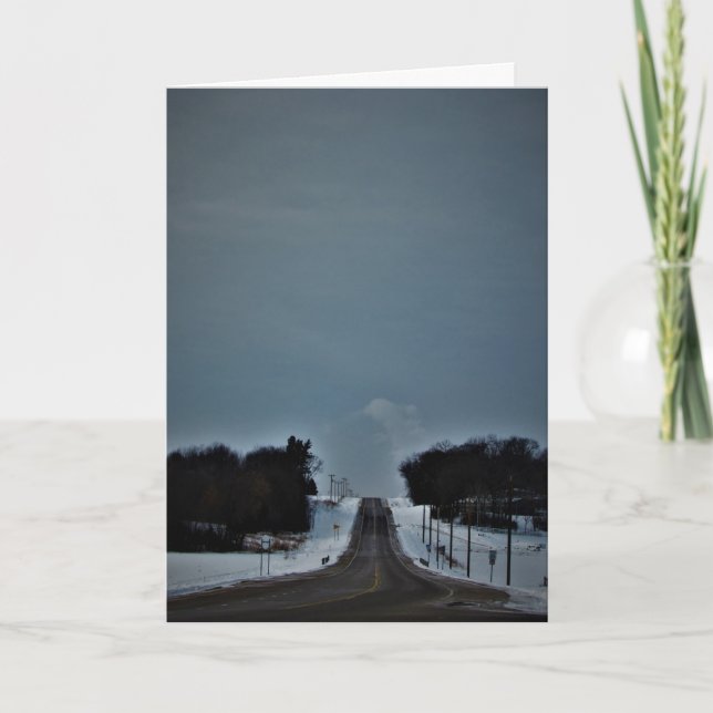 Cartão de Natal "Pode Dirigir a 55" (Frente)