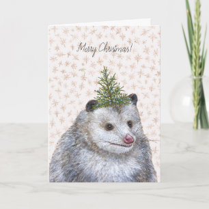 Cartão de Natal "Possum"