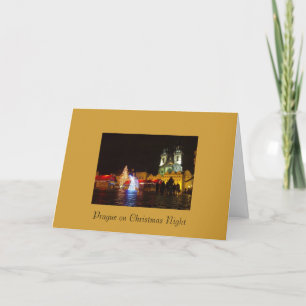 Cartão de Natal Praga