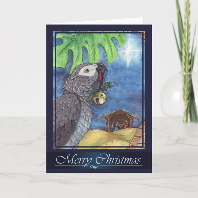 Cartão de Natal "Presente para o Meu Rei" (Frente)