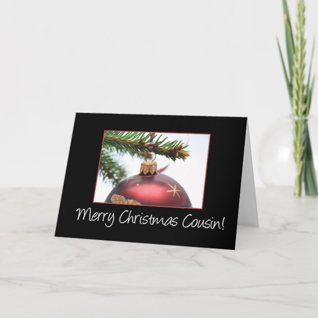 Cartão de Natal Primo Merry (Frente)