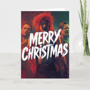 Cartão de Natal punk