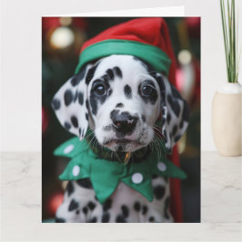 Cartão de Natal "Puppy" do Elf