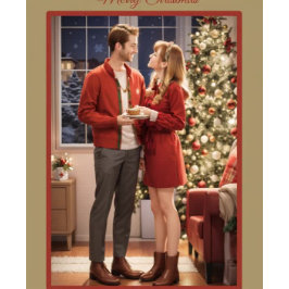 Cartão de Natal recém-entregue