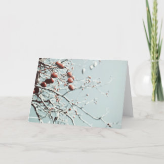 Cartão de Natal Red Berries