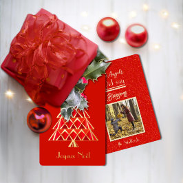 Cartão de Natal Red Joyoux Noel