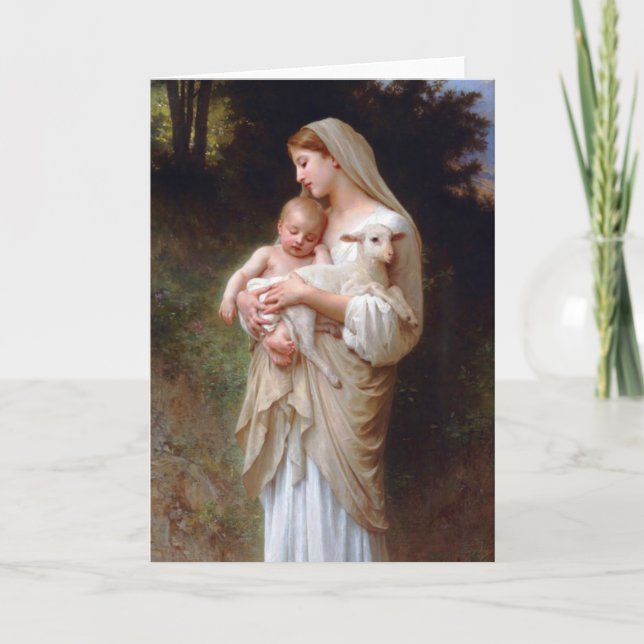 Cartão de Natal religioso (Frente)