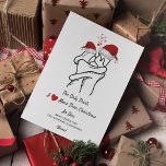 Cartão de Natal Romântico Amor Natal<br><div class="desc">Cartão de Natal Romântico - Natal de amor - namorado Namorada amante de marido amante - Especial de Amor</div>