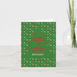 Cartão de Natal Romântico para Marido