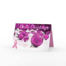 Cartão de Natal Rosa