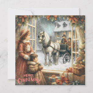 Cartão de Natal Russo Vitoriano