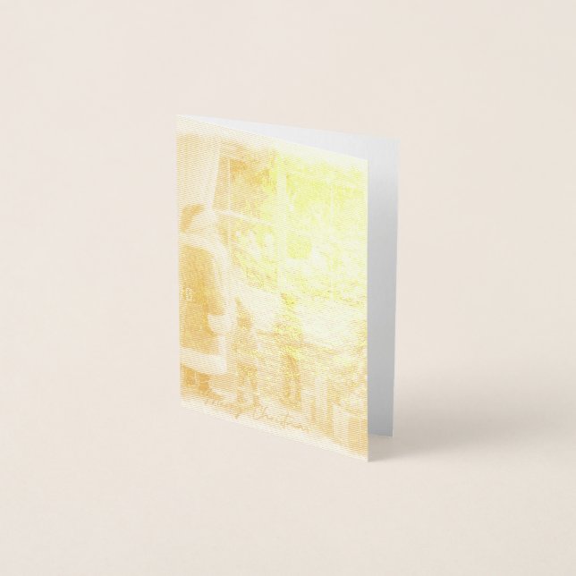 Cartão de Natal Russo Vitoriano (Frente)