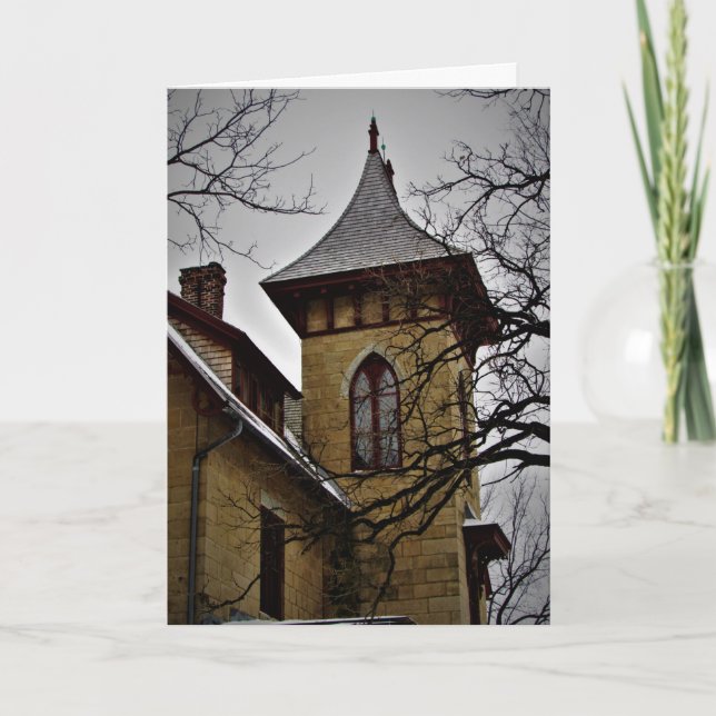 Cartão de Natal "Sala da Torre LeDuc" (Frente)