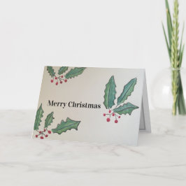 Cartão de Natal Santa e de Ivy