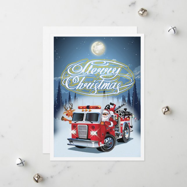 cartão de Natal Saudação (Frente/Verso In Situ)