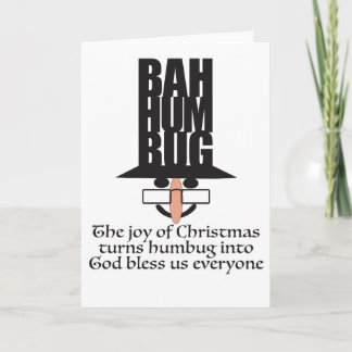 Cartão de Natal Scrooge