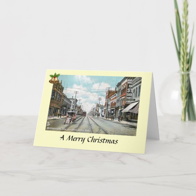 Cartão de Natal - Sheboygan, Wisconsin (Frente)