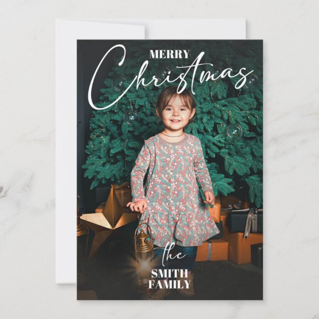 Cartão de Natal Simples (Frente)