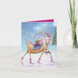 Cartão De Natal Sísmico - Ás De Corações Leiteiras