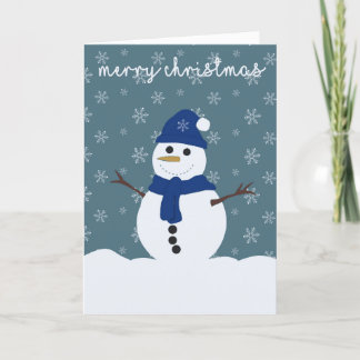 Cartão de Natal Snowman