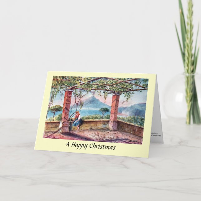 Cartão de Natal - Sorrento, Itália (Frente)