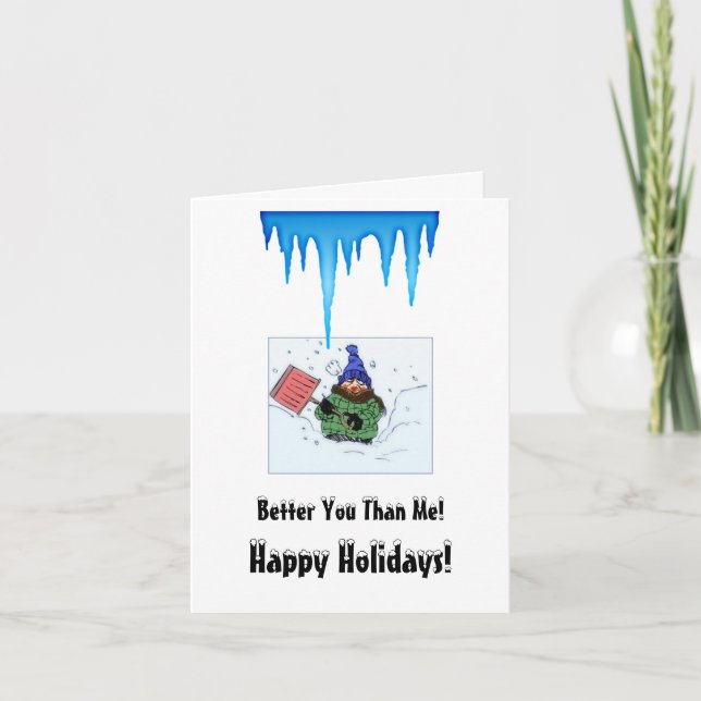 Cartão de Natal Stick It (Frente)