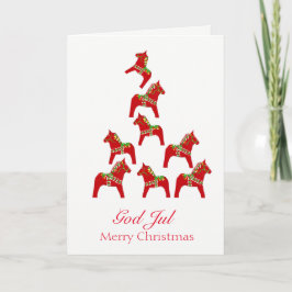 Cartão de Natal Sueco Americano