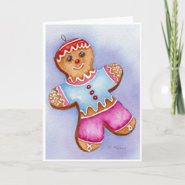 Cartão de Natal "Tempos Doces" (Frente)