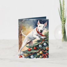 Cartão de Natal terrivel Touro maravilhoso