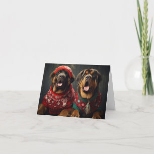 Cartão de Natal Tibetano MastiFF