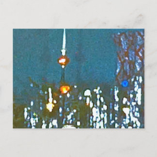 Cartão de Natal tradicional dos anos 50