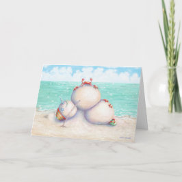 Cartão de Natal Tropical Yoga