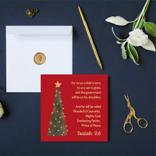 Cartão de Natal: um Filho nos é dado