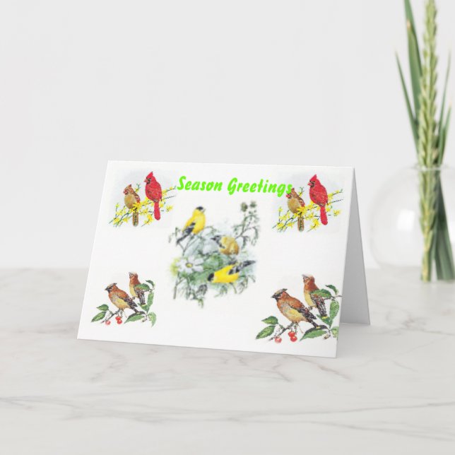 Cartão de Natal vazio (Frente)