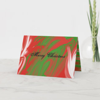 Cartão de Natal Vermelho e Verde