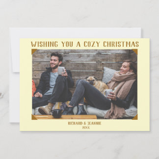 Cartão de Natal Vintage Fotografia Vintage Antigo