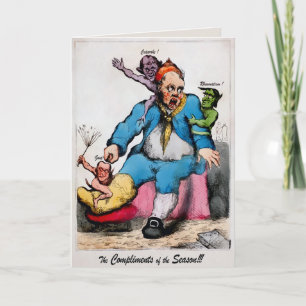 Cartão de Natal Vintage Odd