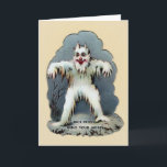 Cartão de Natal Vintage Vitoriano Jack Frost<br><div class="desc">Imagem de vintage de alta qualidade restaurada personalizada.</div>