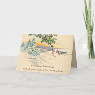 Cartão de Natal Vitoriano