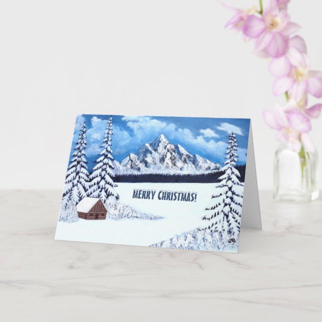 Cartão de Natal Winter Wonder (Orquídea)