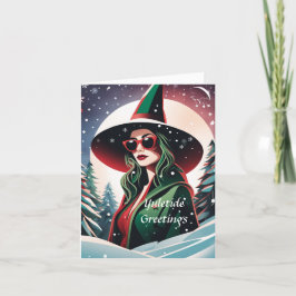 Cartão de Natal Yuletide Personalizável