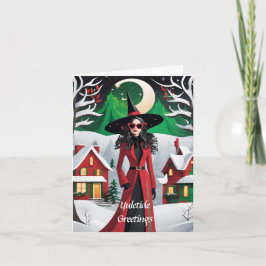 Cartão de Natal Yuletide Personalizável